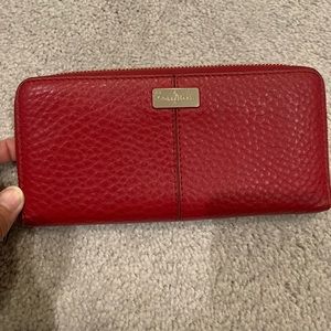 Cole Haan Red Wallet